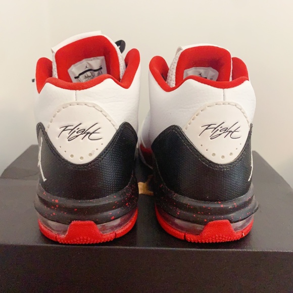 Jordan Flight origin 2 GS White-Black-GYM Red ( New) - Picture 8 of 9